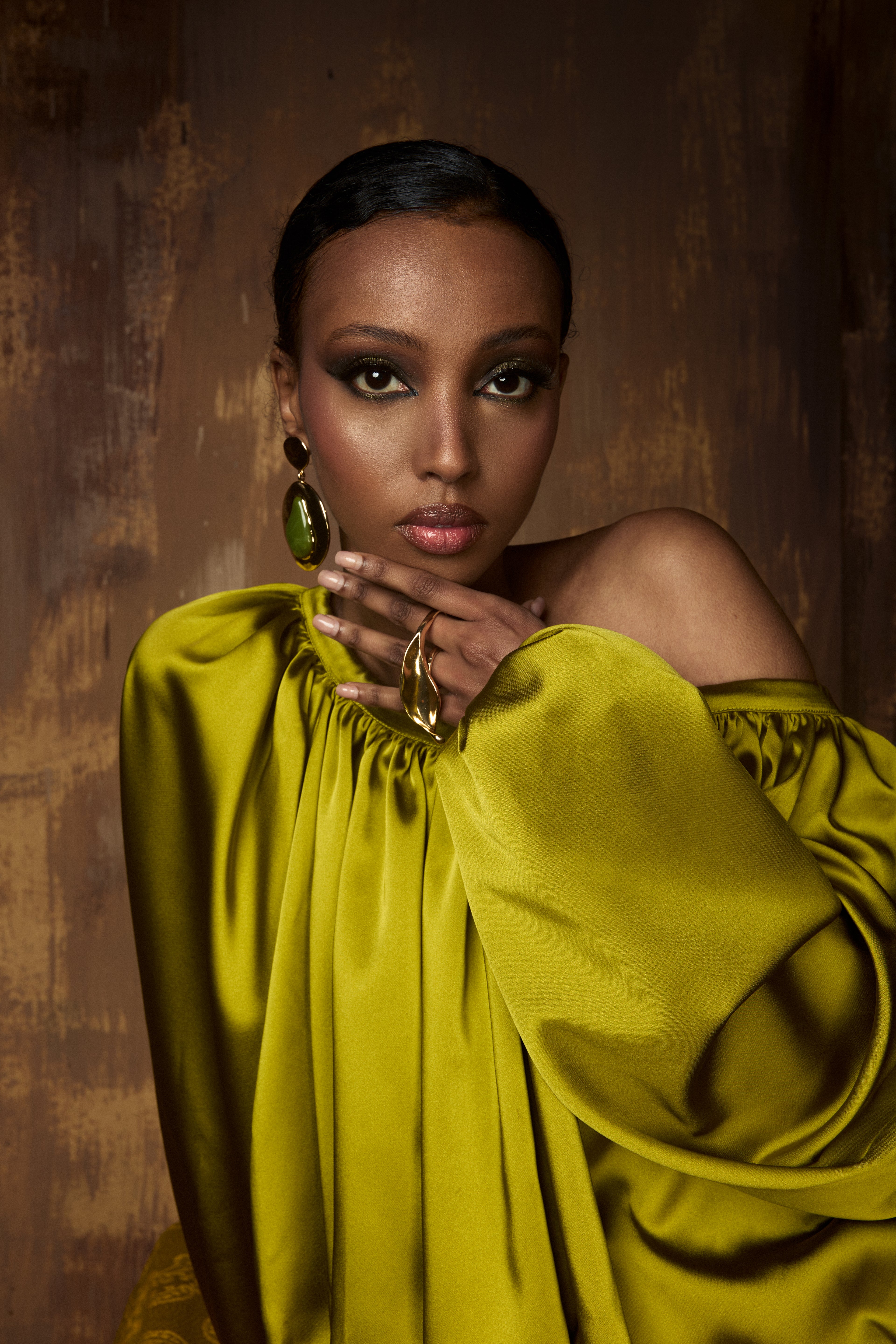 Allegra emerald blouse